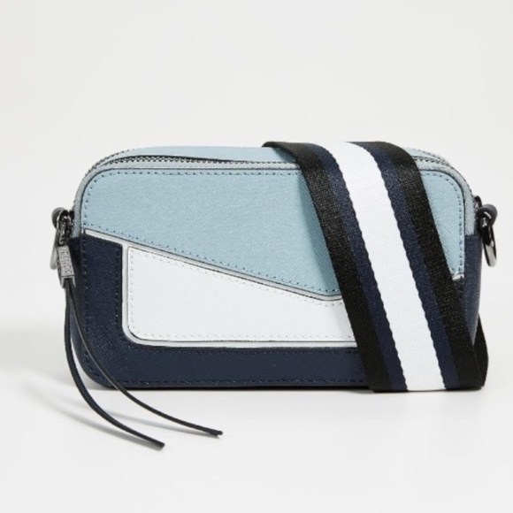 BOTKIER Cobble Hill Crossbody Camera Leather Colorblock Bag (read condition) - Picture 1 of 13